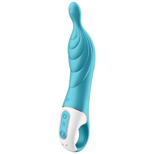 SATISFYER – VIBRADOR AMAZING 2 ASPOT TURQUESA