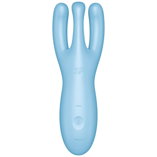 SATISFYER – APP VIBRADOR THREESOME 4 AZUL