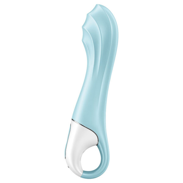 SATISFYER – AIR PUMP VIBRADOR 5+ APLICATIVO VIBRADOR INFLVEL G-SPOT AZUL