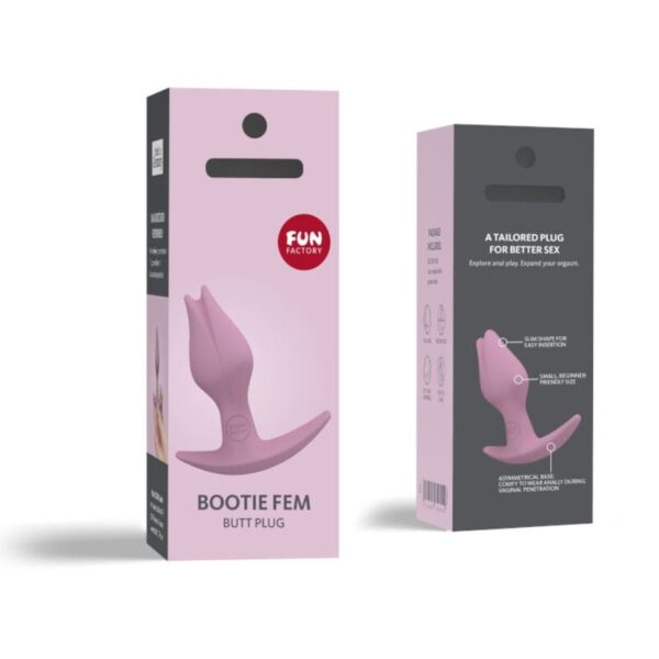 FUN FACTORY – BOOTIE FEM FEMININO ANAL BUTT PLUG ROSE