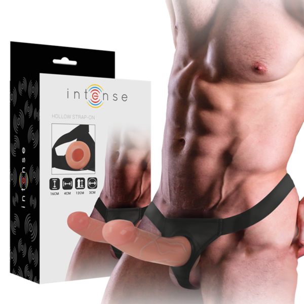 INTENSE – ARNÊS OCO COM DILDO 16 X 3 CM