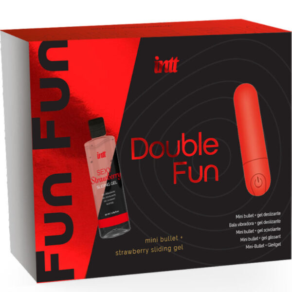 INTT RELEASES – DUPLO FUN KIT COM BALA VIBRANTE E GEL DE MASSAGEM DE MORANGO