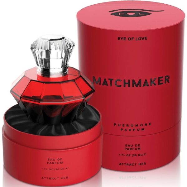 OLHO DE AMOR – MATCHMAKER RED DIAMOND LGBTQ PERFUME FEROMONES PARA ELA 30 ML