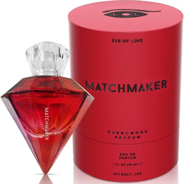 OLHO DE AMOR – MATCHMAKER RED DIAMOND LGBTQ PERFUME FEROMONES PARA ELA 30 ML