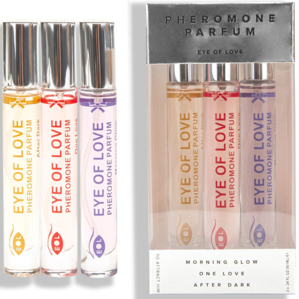 EYE OF LOVE – EOL PHR PARFUM 10 ML SET/3 – MORNING GLOW, ONE LOVE, AFTER DARK