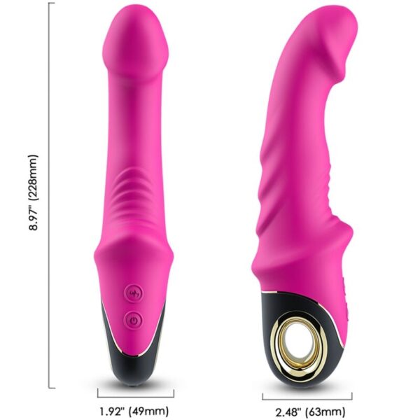 ARMONY – JOYBLADE DILDO VIBRADOR ROTADOR FÚCSIA