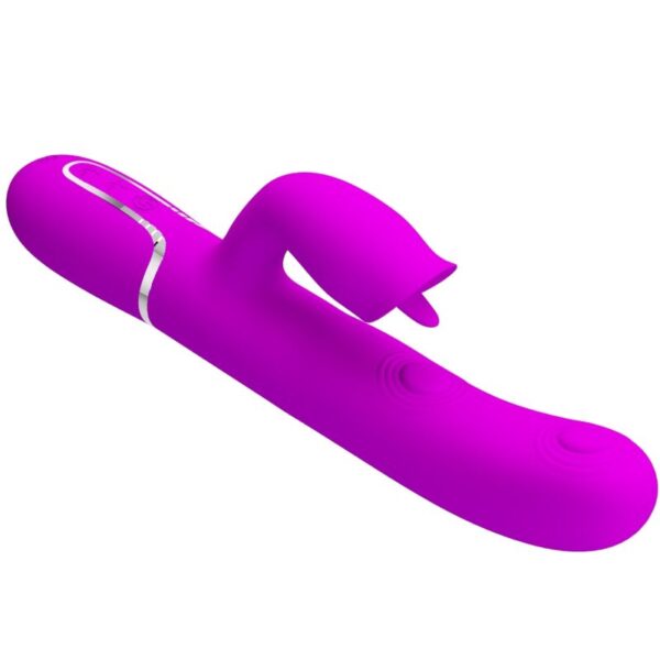 BONITO AMOR – VIBRADOR DE COELHO COM LAMBEDURA FÚCSIA