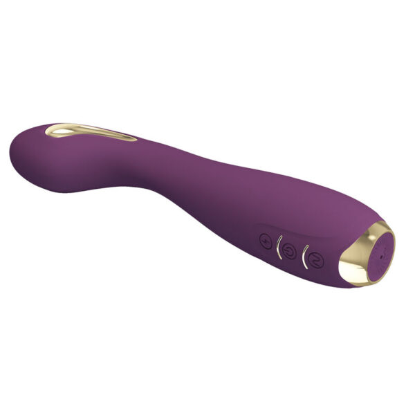 PRETTY LOVE – HECTOR VIBRADOR ELECTROSHOCK POR APP CONTROL ROXO