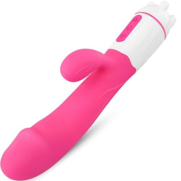 ARMONY – VIBRADOR FELIZ E ESTIMULADOR FÚCSIA RECARREGVEL