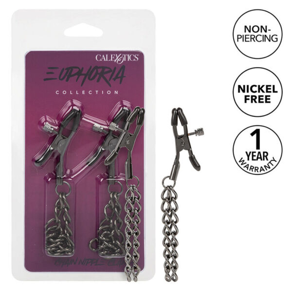 CALEXOTICS – EUPHORIA GRAMPOS DE MAMILOS CHAIN 14,5 CM