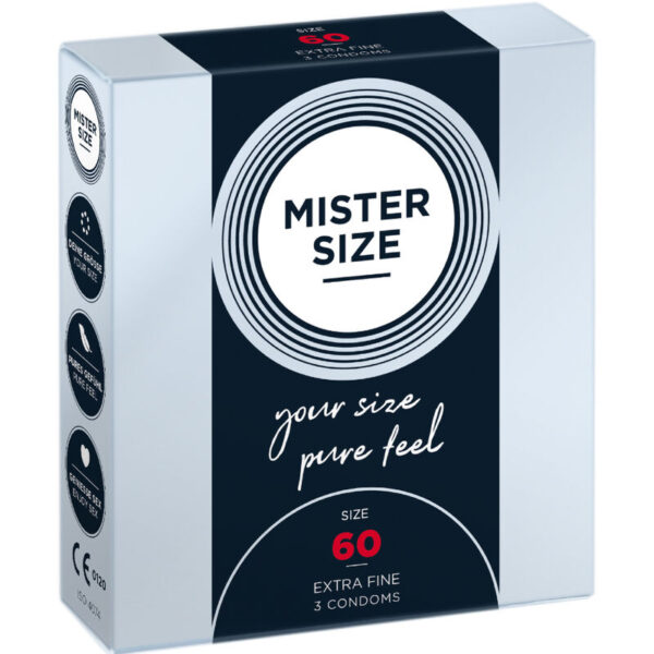 MISTER SIZE – PRESERVATIVO TAMANHO XL 60 MM (3 UNIDADES)