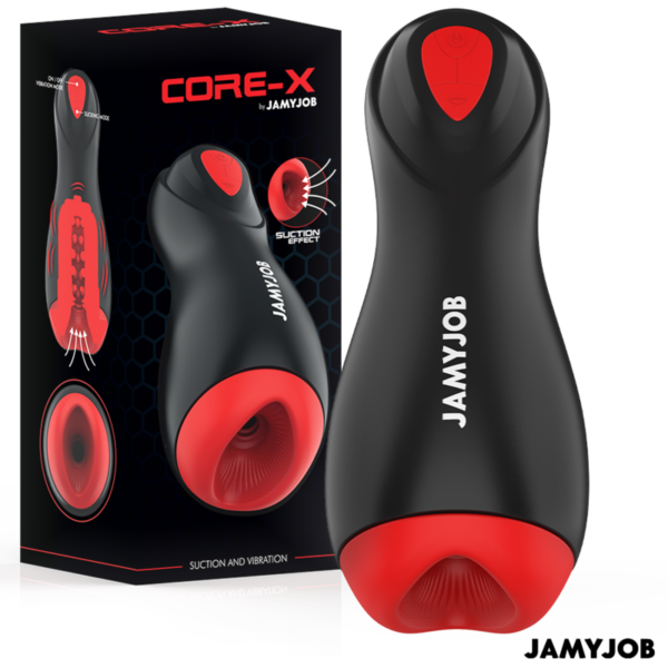 JAMYJOB – MASTURBADOR AUTOMÁTICO CORE-X 5 MODOS DE SUCÇÃO E VIBRAÇÃO