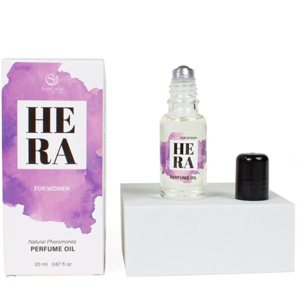 SECRETPLAY – HERA PERFUME NATURAL FEROMONAS EM ÓLEO PARA MULHERES 20 ML