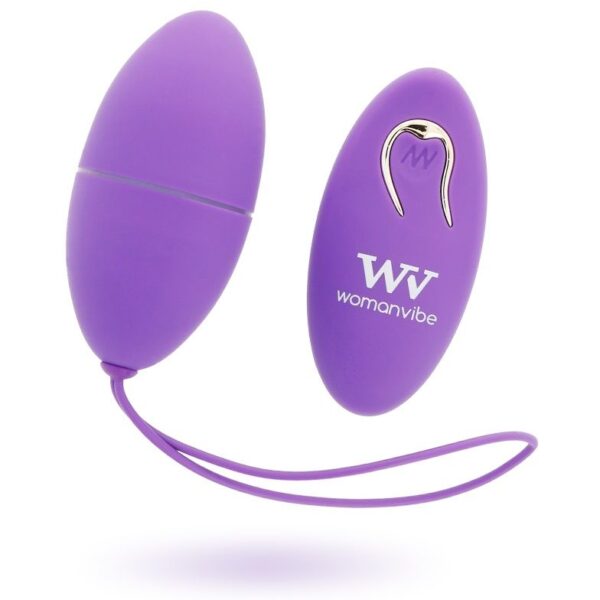 WOMANVIBE – ALSAN EGG CONTROLE REMOTO PRETO SILICONE ROXO