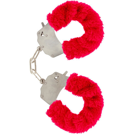 TOYJOY – FURRY FUN CUFFS BONDAGE VERMELHO