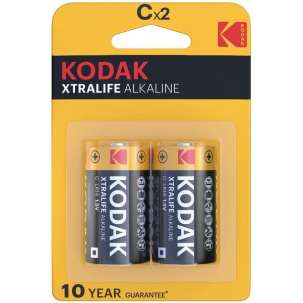 KODAK – BATERIAS ALCALINAS XTRALIFE CX 2 UNIDADES