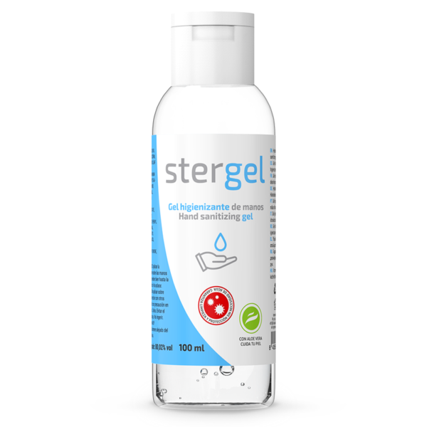 STERGEL – GEL HIDROALCOÓLICO DESINFETANTE DE MÃOS ALOE VERA 100ML