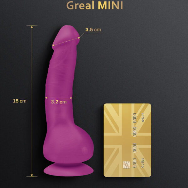 G-VIBE – GREAL MINI FÚCSIA VIBRADOR DE SILICONE DILDO