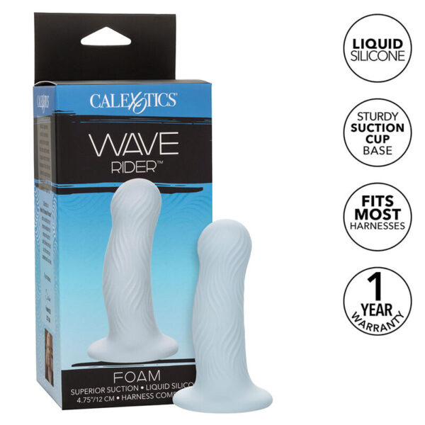 CALEXOTICS – WAVE RIDER PLUG ANAL DE ESPUMA AZUL