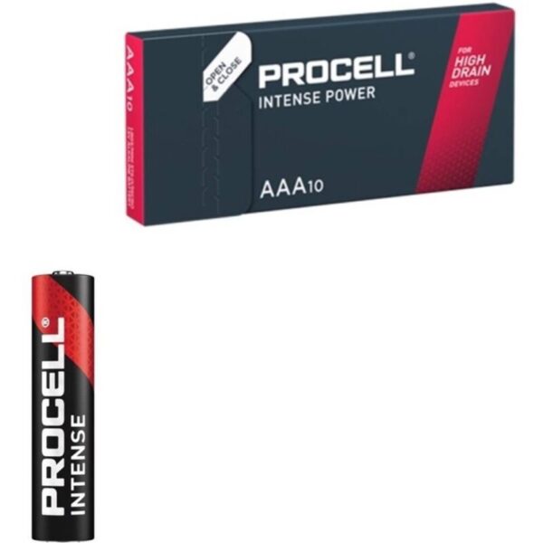 PROCELL – INTENSE POWER ALCALINA LR03 AAA 1,5V CAIXA*10