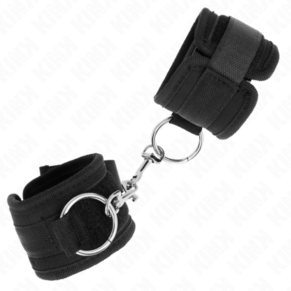 KINK – PUNHOS PRETOS AJUSTÁVEIS 18-35 CM X 6 CM