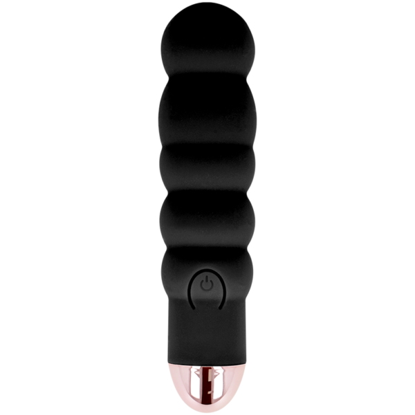 DOLCE VITA – VIBRADOR RECARREGÁVEL SEIS PRETO 7 VELOCIDADES