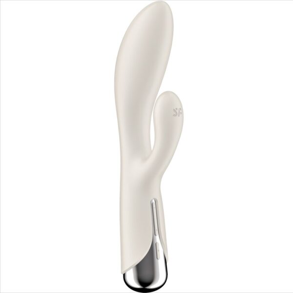 SATISFYER – SPINNING COELHO 1 CLITÓRIS E ESTIMULAO G-SPOT BEGE