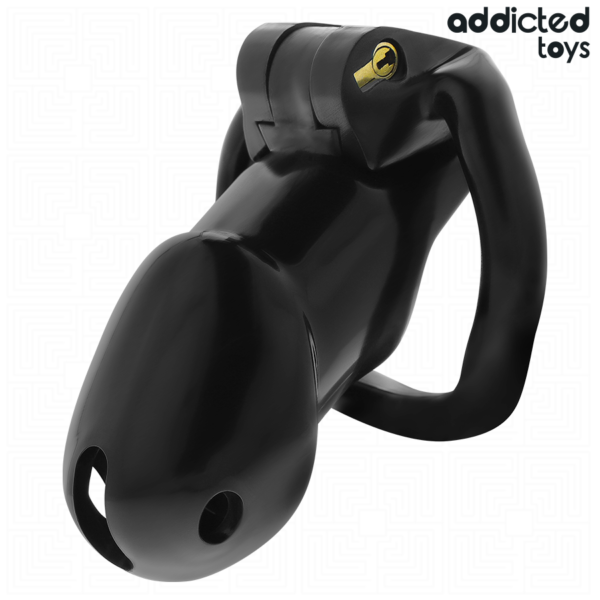 ADDICTED TOYS LOCKED – GAIOLA DE PÊNIS CELL MINDNIGHT TAMANHO L