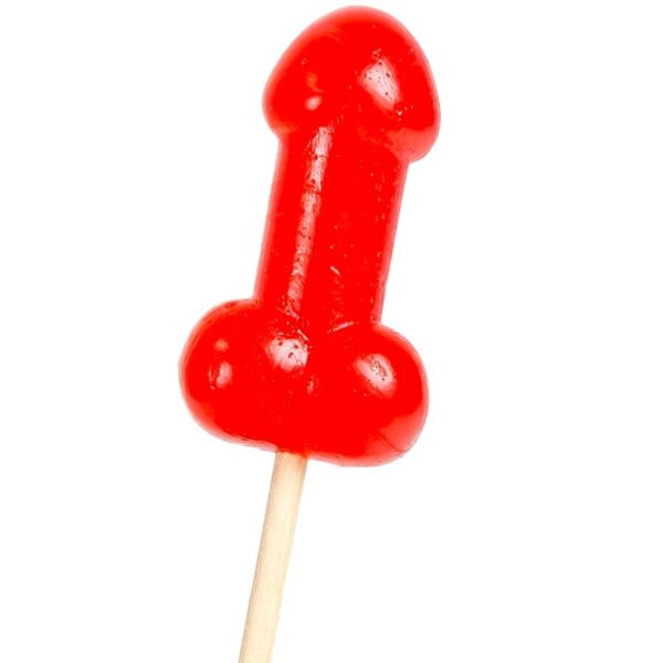 SECRETPLAY – PIRULITO DE PÊNIS DE CEREJA COM EFEITO DE CALOR APIMENTADO