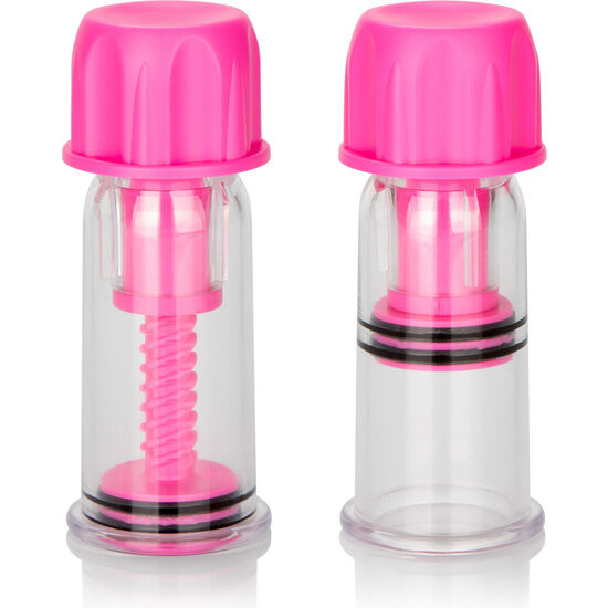 CALEXOTICS – ONDAS ESTIMULANTES PARA MAMILOS ROSAS VACCUM TWIST