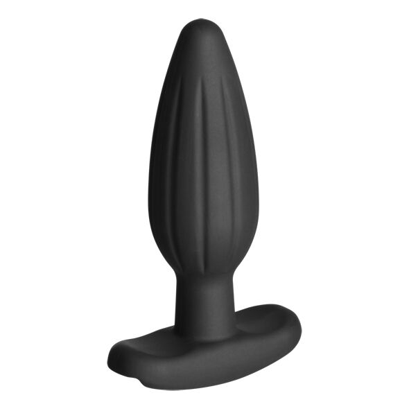 ELECTRASTIM – PLUG ANAL DE SILICONE PRETO ROCKER MÉDIO