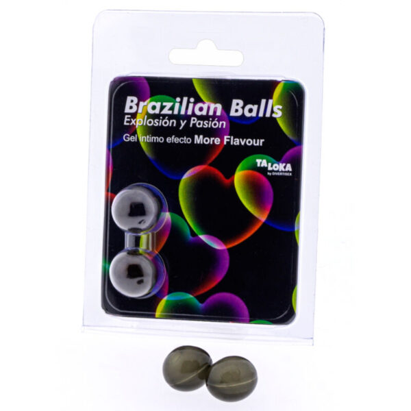 TALOKA – 2 BOLAS BRASILEIRAS GEL EMOCIONANTE EFEITO MAIS SABOR